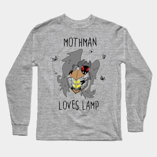 Mothman Loves Lamp Long Sleeve T-Shirt